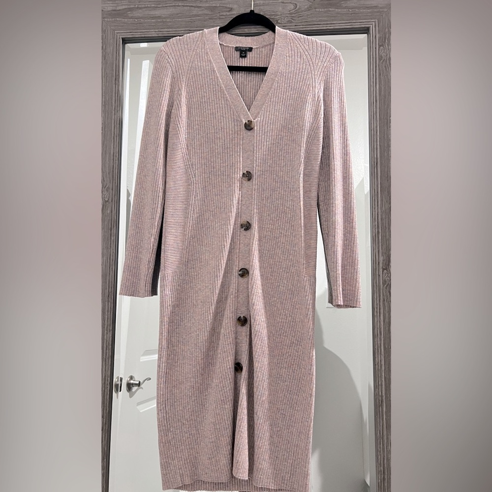 Fitted sweater petite dress from Ann Taylor.